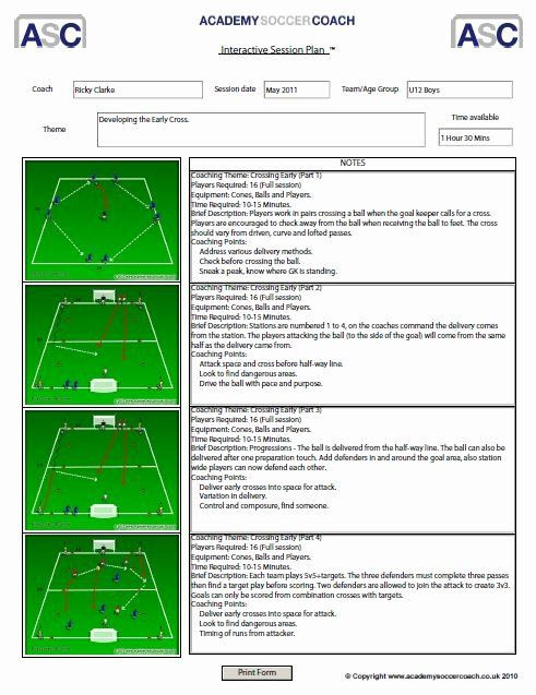 Soccer Session Plan Template soccer Practice Plan Template New Search Results for “free