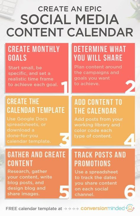 Social Media Content Planner Template An Epic social Media Content Calendar Template for 2020