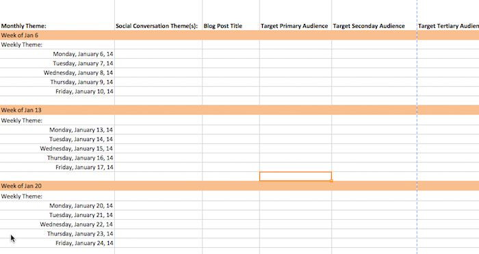 Social Media Content Planner Template How to Create A 90 Day Content Calendar with Free Templates