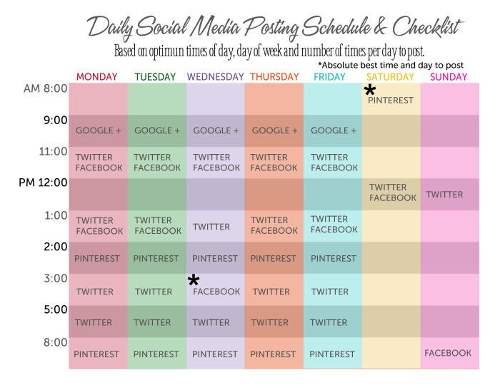 Social Media Content Planner Template Pin On Business