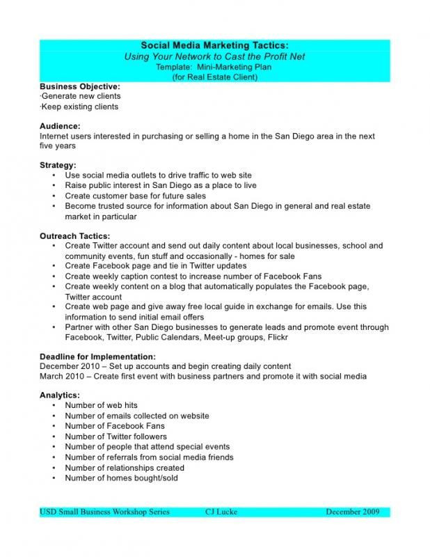 Thrift Store Business Plan Template social Media Marketing Proposal Check More at S