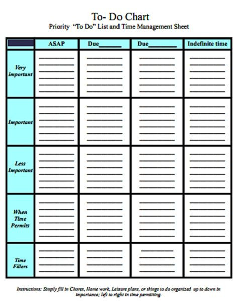 20 Time Management Plan Template