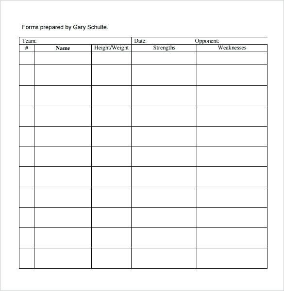 Volleyball Practice Plan Template Basketball Scouting Report Template 2