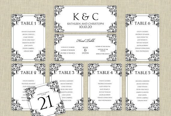 Wedding Seating Plan Template Wedding Seating Chart Template Download by