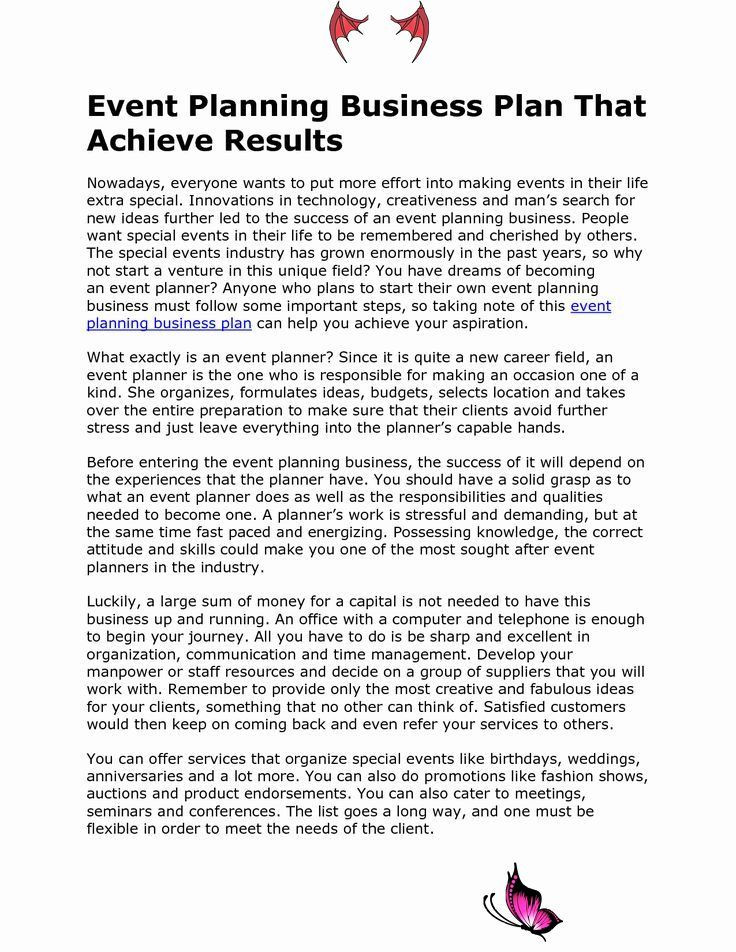 Wedding Venue Business Plan Template 600 event Planning Business Ideas In 2020