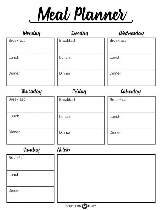 Weekly Meal Planner Template Pdf I M Happy to Offer You This Free Printable Meal Planner