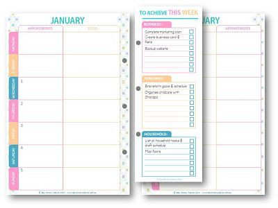 Weekly Planner Template 2017 Printable Weekly Planner the 2017 Easy Breezy Life Planner